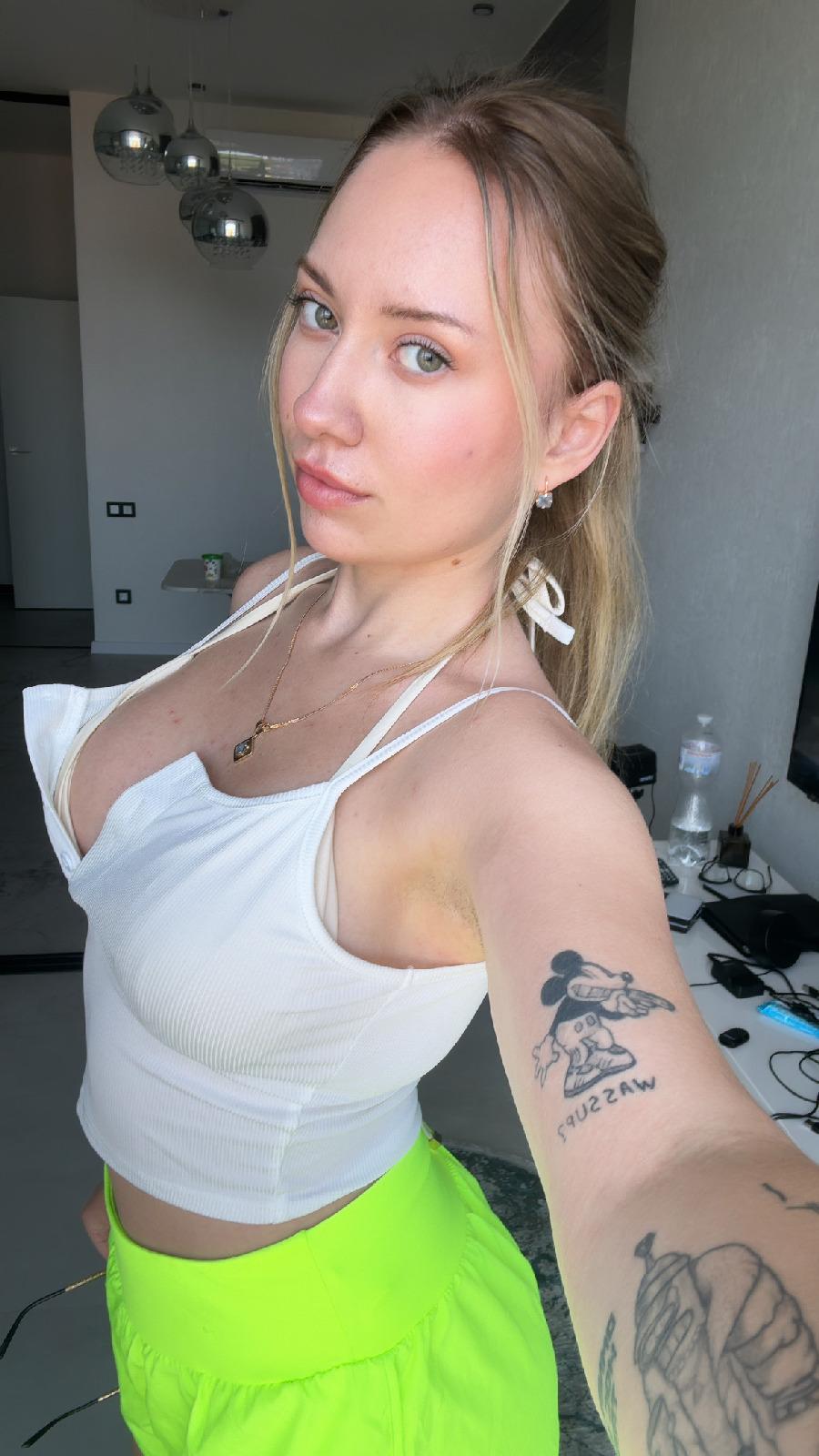 KateV in her underwear in Khulna