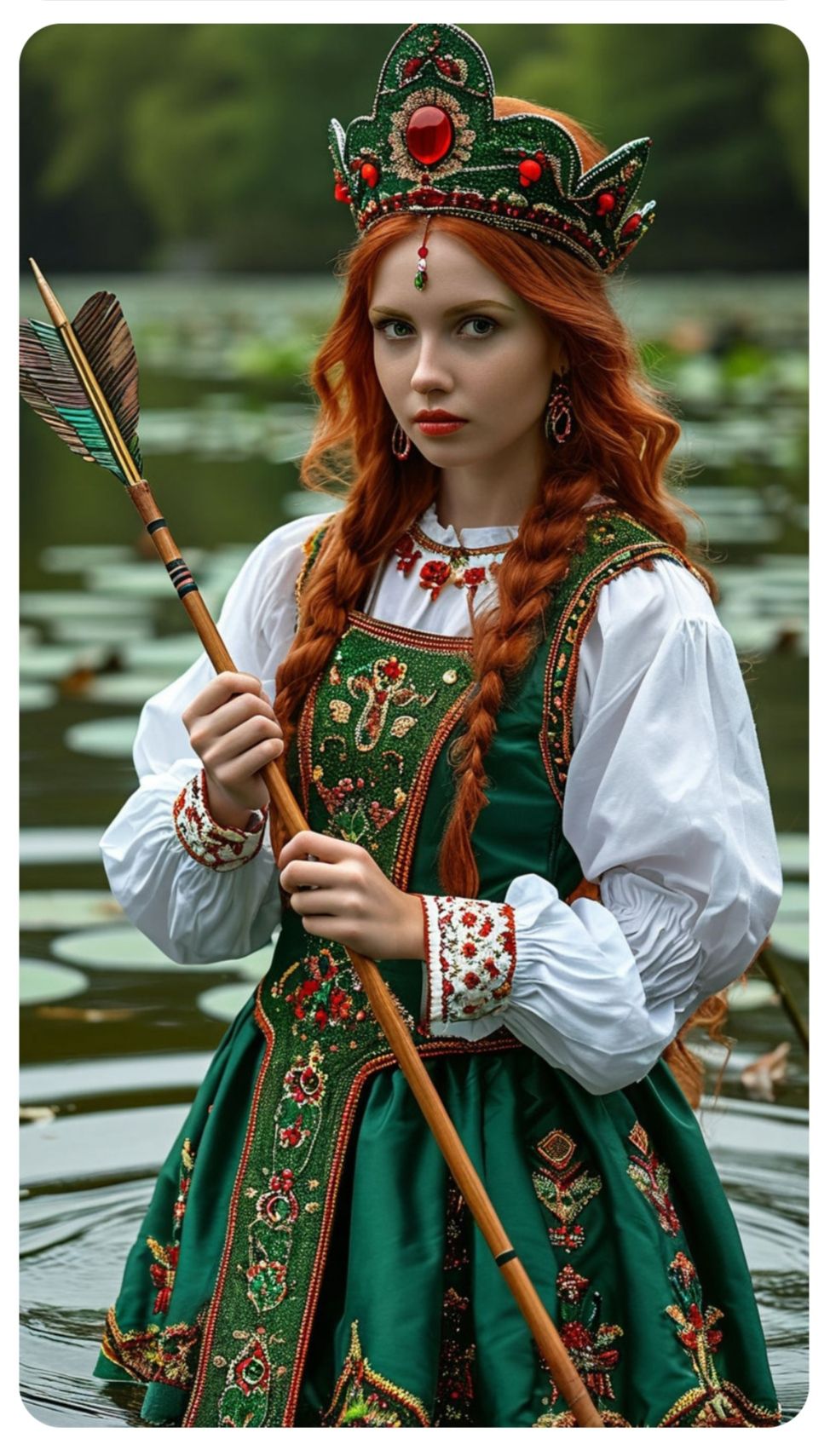 Nude girl Girls in Slavic costumes in Khulna